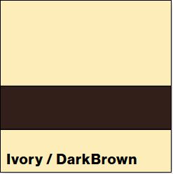 Ivory/Dark Brown ULTRAMATTES FRONT 1/16IN - Rowmark UltraMattes Front Engravable